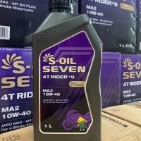 ราคา น้ำมันเครื่อง S Oil 7 4T Rider มอเตอร์ไซค์ สังเคราะห์แท้ มีให้เลือก 10W40 10W50 มี 2สูตร เบอร์ 9 Full Synthetic เบอร์7 Synthectic Tech มาตรฐาน API SNplus JASO MA และ MA2 (21608902751)