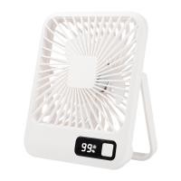 ราคา Xiaomi JISULIFE Portable Desk Fan Digital DIsplay 5 Wind Speeds Adjustable Electric Fan Cooling USB Rechargeable for Home Office (18588920474)