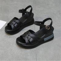 ราคา รองเท้าแตะหญิง รองเท้าแตะยางแบบรัดส้น รองเท้าพื้นหนา สไตล์เกาหลี รองเท้าแฟชั่นนำเข้า (21563409698)