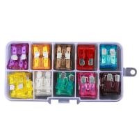 ราคา DIVEITONE โปรไฟล์ฟิวส์รถยนต์ใบมีดขนาดเล็ก การจัดประเภทชุดสำหรับรถบรรทุกรถยนต์2 3 5 7 5 10 15 20 25 30 35A ฟิวส์พร้อมกล่องพลาสติก (21576469265)