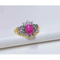 ราคา แหวน พลอยกิมบ่เซี่ยง 01519 พลอยทับทิม พลอยเกรดดี แหวนทองไมครอนคุณภาพสูง แหวนทองสวย แหวนทองชุบ แหวน ฟรีไซส์ ปรับขนาดได้ (21728115991)