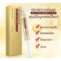 ราคา สินค้าขายดี ของแท้ พร้อมส่งสนใจสั่งได้เลยจ้าBIOAQUA 24K Gold Hydra Essence แพ๊ค 3 ชิ้น เมโส24k เติมเต็มริ้วรอย เผยผิวเรียบเนียนดูอ่อนเยาว์ (1803616991)
