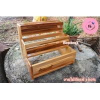 ราคา Bestteak ชั้นวางไม้สัก ขั้นวางขวดเครื่องปรุงในครัวเรือน ไม้สักแท้100 สีเคลือบเงา มีสามชั้นที่เสียบมีดด้านบน ทรงโมเดริน์ (16528776533)