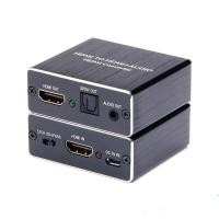 ราคา Hdmi audio extractor HDMI to HDMI and Optical TOSLINK SPDIF 3 5mm Stereo Audio Extractor Converter HDMI Audio Splitter Adapter (3771534538)