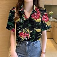 ราคา เสื้อสงกรานต์2567 เสื้อฮาวาย ลายสับปะรด ดอกชบา ผ้าCotton สีสันสดใส สวยเก๋มาก B117 (21507831876)