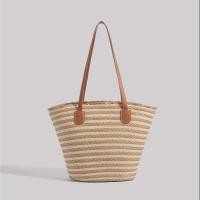 ราคา กระเป๋าสานลาย สานสลับสี มีซับใน สายหนัง พร้อมส่ง 3 สี M257 (21430133856)