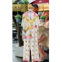 ราคา ชุดเข้าเซทเสื้อแขนสั้น กางเกงขายาวมีซับใน พิมพ์ลายสวย ลายชัด ผ้าไหมอิตาลี (21482238417)