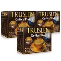 ราคา 3 box Truslen Coffee plus 10 Sachets ทรูสเลน คอฟฟี่ พลัส ช่วยเสริมสร้างมวลกล้ามเนื้อให้กระชับ 10 ซอง (21417805322)