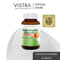 ราคา ขนาด 50 เม็ด VISTRA Multivitamins Minerals Plus Amino Acid 50 Tabs วิสทร้า มัลติวิตามินและแร่ธาตุผสมกรดอะมิโน 50 เม็ด (21720139812)