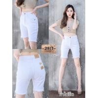 ราคา 2511Jeans กางเกงยีนส์3ส่วน กางเกงยีนส์สามส่วน กางเกงยีนส์3สวน กางเกง3ส่วนหญิง กางเกงยีนส์ขาสั้น ผ้าไม่ยืด (3426088524)