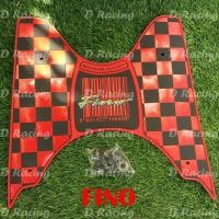 ราคา วางเท้า fino พักเท้า ยามาฮ่า ฟีโน่ แผ่นยางรองพื้น yamaha fino ลายบาร์โค้ด ขายราคาถูกสุด (7662613551)