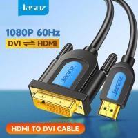 ราคา Jasoz สายDVI to HDMI สายHDMI to DVI Cable ความละเอียดสูง 1080P 60Hz รองรับการแปลงสองทาง สาย1 5 2 3 5เมตร (21476736865)
