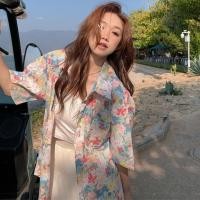 ราคา OUDAIXIU เสื้อฮาวาย เสื้อลายดอกไม้ เสื้อฮาวายหญิง ชุดสงกรานต์ เสื้อผู้หญิง เสื้อครอปหญิง เสื้อ ชีฟอง ออกงาน สวย ๆ เสื้อยืดแขนยาวผู้หญิง เสื้อฮาวายหญิง เสื้อ เสื้อแขนยาว เสื้อผู้หญิง เสื้อแฟชั่นผญ คลาส