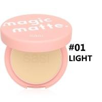 ราคา A D แป้งตลับ ใหม่ แป้ง ศศิ เมจิก แมท โกลว์ ฟาวน์เดชั่น พาวเดอร์ SASI Magic Matte Glow Foundation Powder แป้งตลับคุมมัน แป้งฝุ่น แป้งพัฟ (15179033875)
