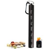 ราคา กล่องใส่ยาพกพาเป็นรายสัปดาห์ ตลับใส่ยาฝาเกลียว ที่ใส่ยาทรงกระบอก 7 วัน ตลับใส่ยา ตลับแบ่งยารายวันที่ใส่ยากันน้ำแบ่งเม็ดยาใส่วิตามิน (21237486236)