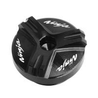 ราคา สำหรับ Kawasaki Ninja 250R 300 500R 600R 750R ZX10 ZX11 ZX12R ZX6R ZX9R ZX14R Z750 Z250 VN900 ZX 10R อะไหล่รถจักรยานยนต์ CNC เครื่องยนต์เติมน้ำมันฝาเกลียวฝาครอบน้ำมันและพวงกุญแจ (9582211039)