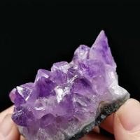 ราคา รูปทรงเรขาคณิตที่ผิดปกติ Amethyst Natural Amethyst Druzy Quartz Geode Cluster Crystal 40mm ตัวอย่าง 40 100g (19441450835)