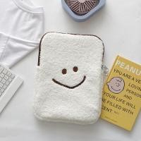 ราคา กระเป๋าแล็ปท็อปสไตล์เกาหลี Fluffy Smile Face 11 Inch Tablet Bag 13 Inch Laptop Inner Bag (16248419928)
