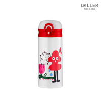ราคา Diller Thermo Flask 480ml MLH9103 กระติกเก็บความเย็น ร้อน ฝากดยกดื่มพร้อมล็อก สแตนเลส 2 ชั้นพร้อมฉนวนสูญญากาศเก็บเย็น 24 ชม กระติกน้ำเก็บอุณหภูมิ กระติกน้ำพกพา กระติกเก็บเย็น Water Bottle ขวดน้ำไปโรงเ