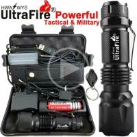 ราคา ไฟฉายแรงสูง LED ไฟฉายเเรงสูง Ultrafire 10000M กันน้ำ ซูมได้ ไฟฉายแบบชาร์จ 90000LM X 800ยุทธวิธีทหารT6ไฟฉายLED ไฟฉายแรงสูงไกล ไฟฉายพกพา LED ไฟฉายแรงสูง ไฟฉายพกพาชาร์จ (21361640461)