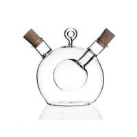 ราคา Olive Oil and Vinegar Dispenser 2 in 1 Kitchen Glass Bottle Oil and Vinegar Bottle with Cork Stopper (17798752994)