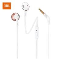 ราคา JBL เดิม T205หูฟังแบบเสียบหูเบสบริสุทธิ์ชุดหูฟังพร้อมไมโครโฟนรีโมทปุ่มเดียว (17109413902)