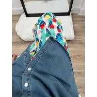 ราคา กางเกงพลีทลายดอก (19793058850)