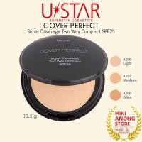 ราคา Ustar Cover Perfect Super Coverage Two Way Compact แป้ง ยูสตาร์ คัฟเวอร์ เพอร์เฟ็คท์ ซุปเปอร์ คัฟเวอร์เรจ 296 297 298 (17236196823)