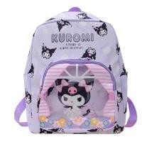 ราคา OKADY กระเป๋านักเรียนโรงเรียนอนุบาล Sanrio กระเป๋าเป้การ์ตูน Kuromi น้ำหนักเบาและน่ารัก กระเป๋าเป้ความจุขนาดใหญ่สำหรับเด็ก (21728086127)