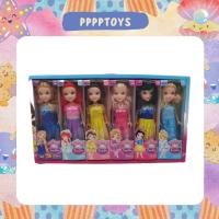 ราคา ตุ๊กตาเจ้าหญิงดิสนีย์ หน้าสวย น่ารัก ตุ๊กตาเด็กผู้หญิง ชุด 6 ตัว 958 (19369209838)