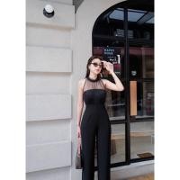 ราคา จั๊มสูทขายาวช่วงอกแต่งซีทรูสวยหรูดูแพง (21437018902)