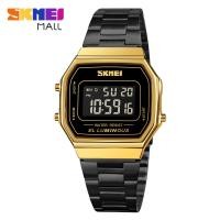 ราคา ครบ99 ส่งฟรี SKMEI 1647ชายแฟชั่นนาฬิกาข้อมือคลาสสิควงเหล็กสแตนเลสผู้หญิงCasualนาฬิกาข้อมือสำหรับชายหญิง50Mกันน้ำ (7030462322)