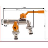 ราคา ราคาขายส่ง Bangkok ก๊อกสนามสองทาง ก๊อก ก๊อกสนาม2ทาง ก๊อก2วาล์ว ก๊อกสองทาง ขนาด 12 นิ้ว 4 หุน ขายดี ใช้ดี (21637727046)