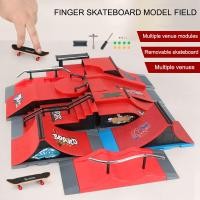 ราคา สเก็ตบอร์ด Ramp Parts สำหรับชั้นเทคโนโลยี Fingerboard สเก็ตบอร์ดนิ้วสวนสาธารณะของขวัญเด็ก สเก็ตบอร์ดจิ๋ว (9902711340)