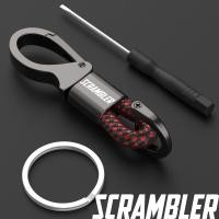 ราคา สำหรับ DUCATI HYPERMOTARD MONSTER MONSTER821 MULTISTRADA SCRAMBLER SUPERSPDRT รถจักรยานยนต์แฟชั่นโลหะพวงกุญแจหนัง Anti Lost โลโก้ Keyholder พวงกุญแจ (8927159761)