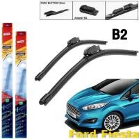 ราคา Spring 2ชิ้น ใบปัดน้ำฝน Ford Fiesta ปี 2010 2015 FORD Focus ปี 2012 ขึ้นไป 28นิ้ว 28นิ้ว Silicone Frameless Wiper Blade (404951427)