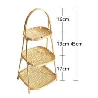 ราคา ไม้ไผ่ยืนขนมเค้กแต่งงานยืนจานคุกกี้ซูชิโต๊ะขนมขนมขนมถาดขนมปังตะกร้า (21614763851)