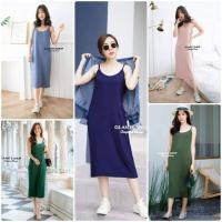 ราคา NARACHA เดรสยาวสายเดี่ยว ผ้าเรย่อน ใส่สบายรับซัมเมอร์ ป้ายแท้ (13919920097)