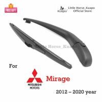 ราคา Kuapo ที่ปัดน้ำฝนด้านหลัง มิตซูบิซิ มิรา มิราช Mitsubishi Mirage ชุด ก้าน ยางใบมีด ฝาครอบน็อต ปัดน้ำฝน กระจก หลัง มิตซูบิชิมิราจ (3366164728)
