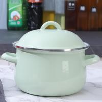 ราคา Ouli Jia หม้อซุปมาการองเครื่องเคลือบฝ้าหลางสีเขียวอาโวคาโดสำหรับเคลือบหม้อตุ๋นหม้อเคลือบหม้อคู่หม้อเดี่ยว (21327831638)