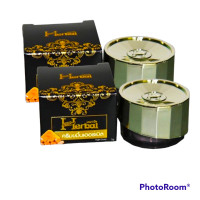ราคา 2 กระปุก ครีมขมิ้น Herbal 1 กล่อง แพคเกจใหม่ ขมิ้นเฮิร์บ ครีมขมิ้นเฮอร์เบิล แพ็คเกจใหม่ กล่องดำ 5 กรัม ครีมกลางคืน (21378050420)