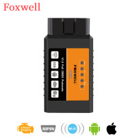 ราคา เครื่องสแกน OBD2 FOXWELL V1 5 ELM327 WiFi OBD เครื่องมือวินิจฉัยการทดสอบยานยนต์ OBDII ELM327เครื่องอ่านโค้ดเครื่องมือสแกน ELM327อัตโนมัติ (19999669611)