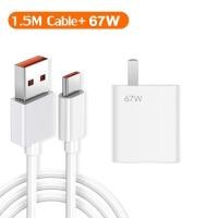 ราคา Xiaomi ชุดสายชาร์จ ที่ชาร์จ 67W สายชาร์จ หัวชาร์จ ชาร์จเร็ว Charger Kit ชุดอุปกรณ์ชาร์จ ชาร์จ 100 ใน 36 นาที Fast Charger ชาร์จเร็วและปลอดภัย Type C USB A (21339751764)