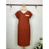 ราคา D05ชุดเดรสคอวีสาวอวบอ้วนพลัสไชต์ (21247047801)