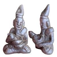 ราคา พระฤาษี พระปู่ฤาษี บ่นยา เนื้อสำริดเงินเก่าๆ พระเก่าเหมาบ้าน (21035590451)