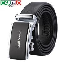 ราคา CARTELO จระเข้ เข็มขัดหนังวัวนิ่มสองด้านเกรดพรีเมียม หนังวัวแท้100 เข็มขัดหนังแท้ สายเข็มขัด หัวเข็มขัด ผู้ชาย รับประกันคุณภาพ 10 ปี (2063260452)