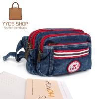 ราคา กระเป๋าคาดอกคาดเอวผ้ายีนส์ JEANS 10199 12421 ขนาดใหญ่ BIG Fashion (20978409318)