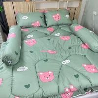 ราคา ส่งฟรี ชุดผ้าปูที่นอน ผ้าปูที่นอน ชุดเครื่องนอน ลายยอดฮิต หมี กระต่าย คิตตี้ 3 5 5 6ฟุต ครบเซ็ต4ชิ้น ผ้าปู ปลอกหมอน ปลอกหมอนข้าง (20767666046)