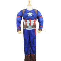 ราคา ชุดกัปตัน Steve Rogers ชุดแฟนซี ฮีโร่ กัปตันอเมริกา เด็ก งานกล้าม Superhero Captain America Costume Marvel (21418981220)
