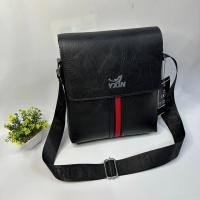 ราคา กระเป๋าสะพายข้างเป็นหนังสำหรับผู้ชายหนังสวยขนาด 10 นิ้วสำหรับผู้ชายพร้อมจัดส่ง (21491481452)